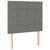 Krevet box spring s madracem LED tamnosivi 100x200 cm tkanina