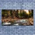 tulup.si Steklena slika Forest lake nature vode 140x70 cm 2 obešalnika