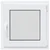 Vidaxl Okno za klet RISOR 50 x 50 cm PVC in steklo Bela