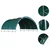 Šator za stoku PVC 3,7 x 3,7 m zeleni