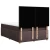 vidaXL vidaXL Box spring postelja z vzmetnico temno rjava 160x200 cm blago, (21308086)