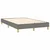 Vidaxl Box spring postelja z vzmetnico LED temno siva 120x200 cm blago