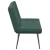 Klupa tamnozelena 110x74x84 cm baršun
