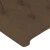 Vidaxl Vzglavje z ušesi temno rjavo 83x23x118/128 cm blago