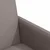 Blagovačke stolice s kotačima 2 pcs Sivo-smeđa 57 x 66 x 94 cm