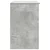 Stol Beton sivi 86x49x76 cm Konstruirano drvo