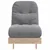 Futon na razvlačenje s madracem 60x206x11 cm masivna borovina