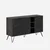Wallity Komoda Clara 142x83x35,6cm Tamnobraon-Antracit