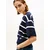 TOMMY HILFIGER Pulover temno modra/bela