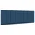 Krevet s madracem Hanko plavi 140 x 190 cm od tkanine