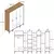 HANAH HOME Garderober Kumsal PTP Walnut