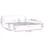 Vidaxl Posteljni okvir Dover moder 200x200 cm blago