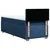 Vidaxl Box spring postelja z vzmetnico modra 90x190 cm blago