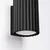Sollux SL.1648 - Zidna lampa KARBON 1xGU10/10W/230V crna