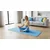 REBEL ACTIVE Strunjača prostirka za jogu, pilates i fitnes 183x61cm debljina 1cm TPE plava RBA-3158-BL