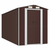 vidaXL Vrtna lopa temno rjava 192x440x223 cm pocinkano jeklo