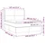 Vidaxl Box spring postelja z vzmetnico LED modra 140x200 cm blago