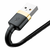 Baseus Cafule Cable Durable Nylon Braided Wire USB / Lightning QC3.0 2A 3M black-red