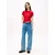 Tommy Jeans Majica rdeča/bela