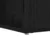 Kutni stol s policom Crni hrast 101,5 x 149,5 x 149,5 cm
