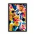 Plakat pop art abstrakcija - 20x30 black