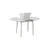 Hanah Home Oliver Trpezarijski sto, Bela