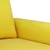 2-dijelni set sofa s jastucima žuti baršunasti