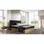 Boxspring postelja Wood 6 - 160x200 cm - hrast lancelot
