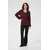 Kaffe Bluza bordo
