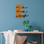Wallity Zidna dekoracija Live Love Laugh - 369, 55 x 58 cm,  Smeđa
