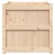 Vrtna sadilica 60 x 60 x 60 cm od masivne borovine