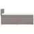 Vidaxl Box spring postelja z vzmetnico taupe 90x190 cm blago