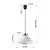 Sollux SLA.0718 - Luster na sajli CORONA 1xE27/60W/230V