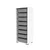 HANAH HOME Višenamenska polica Cara 8N White Grey