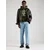JACK & JONES Majica JJVICTO oliva/bela