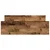 vidaXL Posteljni okvir brez vzmetnice star les 120x200 cm