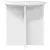Stalak za biljke 2 pcs Bijela visokog sjaja 40 x 40 x 40 cm