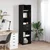 Highboard Crni hrast 45 x 42,5 x 185 cm Konstruirano drvo