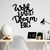 WALLXPERT Zidna dekoracija Work Hard Dream Big 1