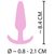 You2Toys Cuties Mini Analna kupa, 8.4 cm, Roze