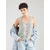 VERO MODA Bluza VMBUMPY pastelno zelena/temno zelena