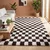 Rjava/kremno bela preproga 120x170 cm Grida – ESTE