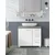 Songmics Kopalniška omarica 30x70x64 cm Bela