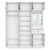 Hanah Home Ormar EA142-3450, 120x194x35 cm, Beli