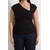 Trendyol Curve Ženska bluza Tbbss25Af00002, Crna