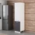 Hanah Home kuhinjski element Minar 3475, 50 cm, beli / antracit