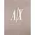 ARMANI EXCHANGE Majica temno bež/bela