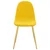 Vidaxl Jedilni stoli 2 kosa gorčično rumen žamet
