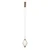 ITALUX PND-34403-1-HBR - LED luster na sajli SEVILLA LED/5W/230V 3000K zlatna