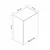 Hanah Home kuhinjski element Minar 8015, 50 cm, beli